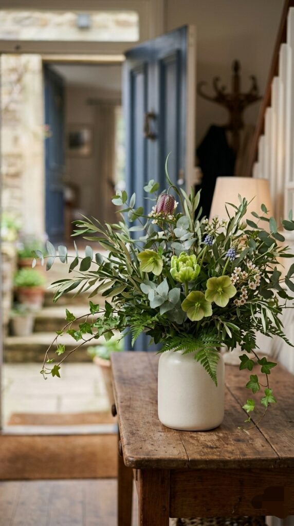 Easy arrangement with fewer blooms