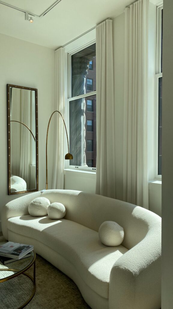 Beautiful curtain tension rod